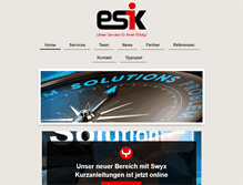 Tablet Screenshot of esik.de